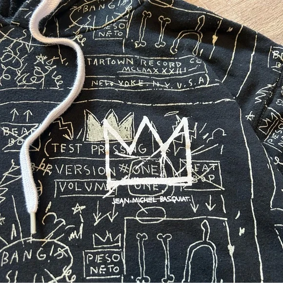 Jean-Michel Basquiat Graphic Hoodie - Picture 2 of 9